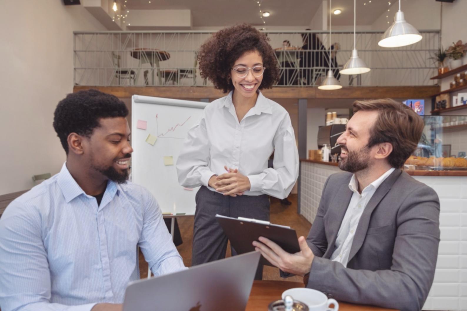 Business owner reviewing financial strategies